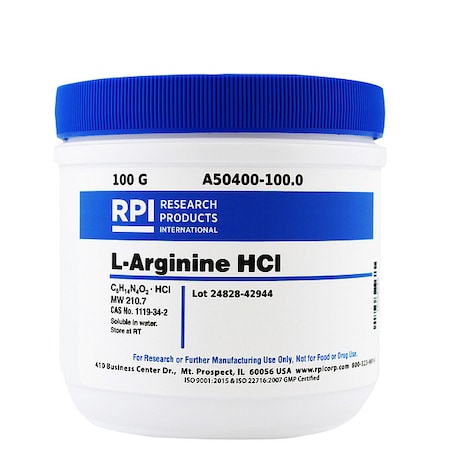 Rpi L-Arginine Monohydrochloride, 100g A50400-100.0
