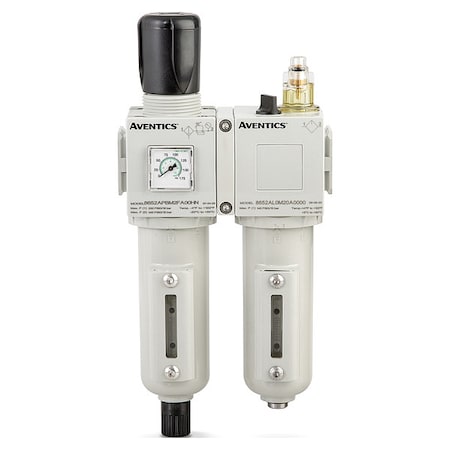 Numatics Filter Regulator Assembly, Cap. 90 mL A652A0000019360