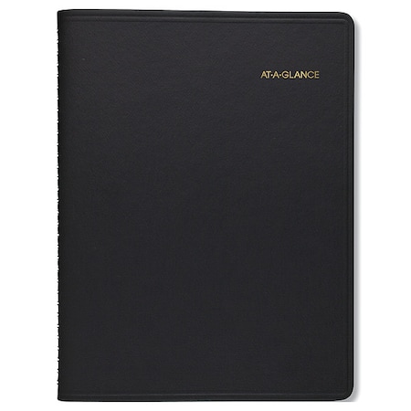 At-A-Glance Two-Person Group Daily Appointment Book, 11 x 8, Black Cover, 12-Month (Jan to Dec): 2025 70-222-05