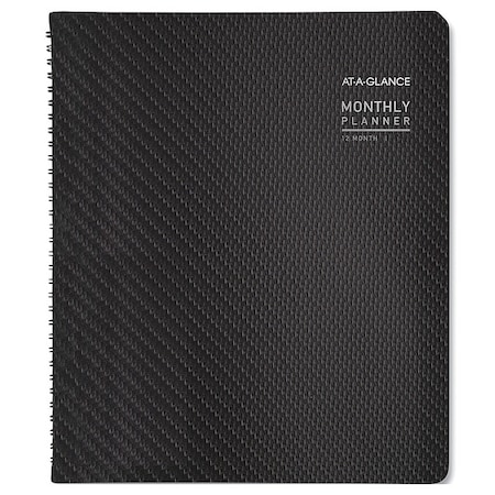 At-A-Glance Contemporary Monthly Planner, Premium Paper, 11 x 9, Graphite Cover, 12-Month (Jan to Dec): 2025 70-260X-45