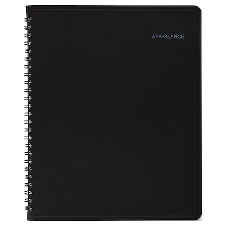 At-A-Glance QuickNotes Monthly Planner, 8.75 x 7, Black Cover, 12-Month (Jan to Dec): 2025 76-08-05