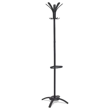 Alba Coat Stand, Black, 5 Hook ABAPMCLEON