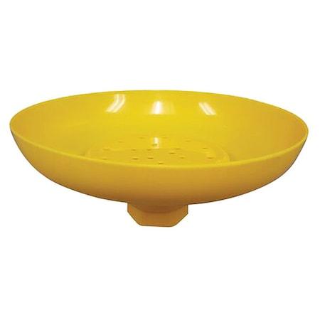 Hughes Safety Showers Shower Head, Plastic, Yellow ABS-ROSE