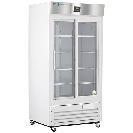 American Biotech Supply Laboratory Refrigerator, Wht, 81-3/4 in H ABT-HC-LP-33