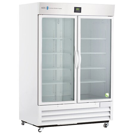 American Biotech Supply Laboratory Refrigerator, Wht, 81-3/4 in H ABT-HC-LP-49