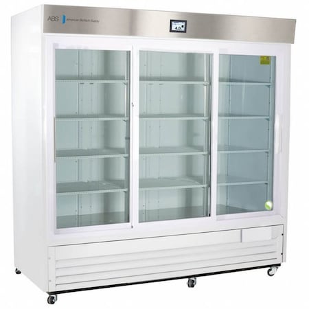 American Biotech Supply Laboratory Refrigerator, Wht, 81-3/4 in H ABT-HC-LP-69-TS