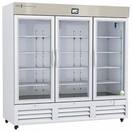 American Biotech Supply Laboratory Refrigerator, Wht, 81-3/4 in H ABT-HC-LP-72-TS