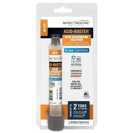 Spectroline Acid Scavenger Treatment, Liquid, 0.5 oz. AB-5CS