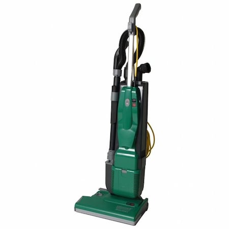 Bissell Commercial Upright Vacuum, 15" Cleaning W, 41 ft Cord BGU1500T