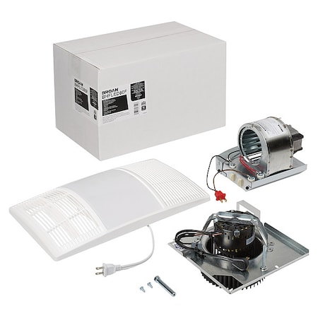 Broan-Nutone Housing Kit, White, Powder Coated, Steel BHFLED80F