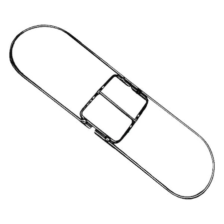 Abco Dust Mop Frame, Black Coated, 5" X 36" BH-24536WF-EA