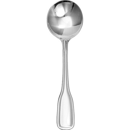 Iti Bouillon Spoon, 6 1/4 in L, Silver, PK12 BK-113
