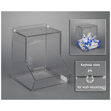 Poltex Bulk Bin With Lid-Single, 8 1/2 in H BLKBNLIDS-W