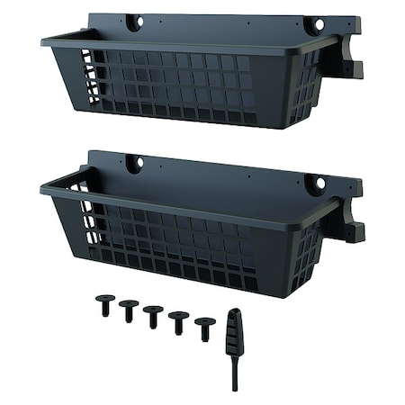 Suncast Shed Accessory, 30 lb, O.L. 25", Resin BMSBSKT2PK