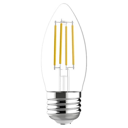 Ge Lamps LED Bulb Decorative, 3 5/6 in L, 5 W, PK2 LED5DFBM-C-2PK