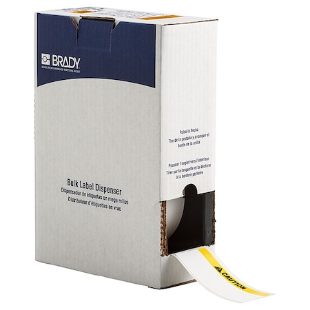 Brady Pre-CutLabelStockRoll, Multicolor, Matte BM7C-2000-854-CAU