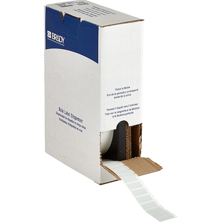 Brady Pre-Cut Label Stock Roll, Gray, Matte BM-17-428