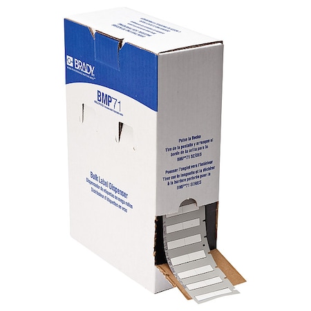 Brady SleeveLabel, White, Polyolefin, 7/8inW BM-187-175-342-2