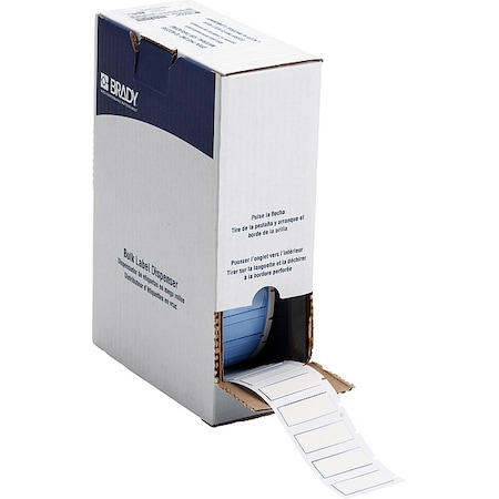 Brady SleeveLabel, White, Polyolefin, 1-3/4inW BM7-375-175-7641