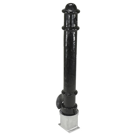 Vestil Steel Bollard, Removable BOL-OR-40-BK