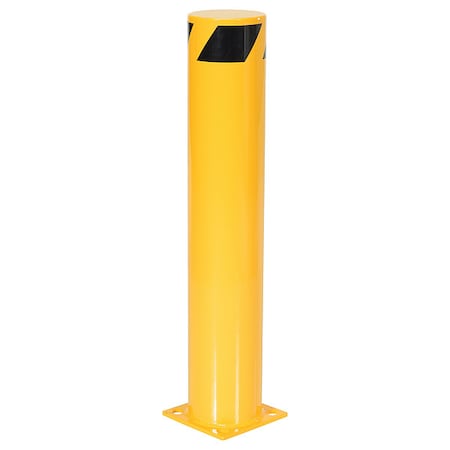 Vestil Steel Pipe Safety Bollard - Yellow BOL-36-6.5