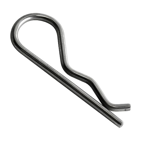 Zoro Select Bridge Cotter Pin, 9/64 in Dia, 2-15/16 in L, Stainless Steel WWG-BPS210