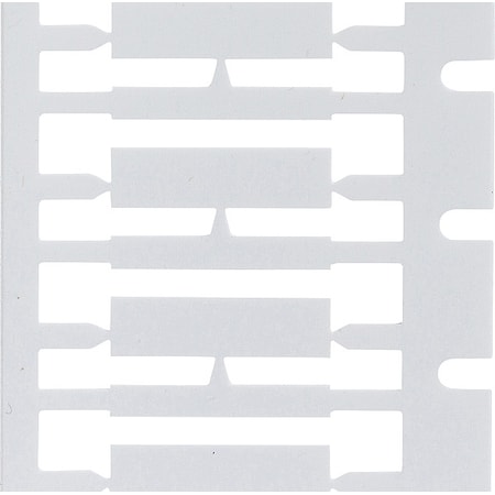 Brady Wraparound Label, White, Vinyl, 1 in W M6-211-427-RO