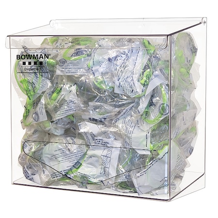 Bowman Dispensers Bulk Dispenser, Clear, 11-1/8inH BP-021