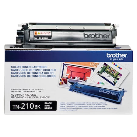 Brother Toner, 2200 Pages, Black TN210BK