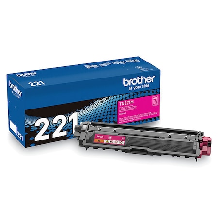 Brother Toner Cartridge, Standard Yield, Magenta BRT-TN221M