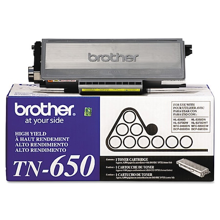 Brother Brother TN650 Original Toner Cartridge - Laser - 8000 Pages - Black - 1 Each TN650
