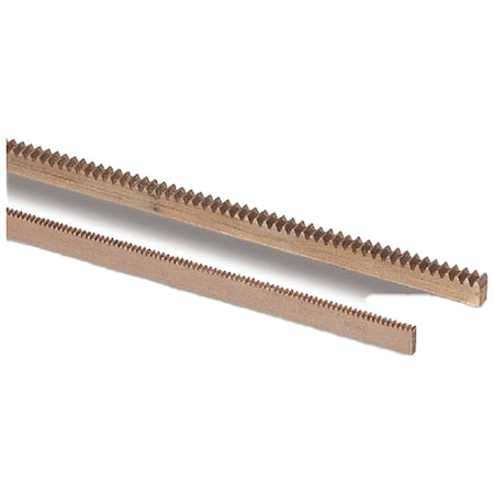 Khk Usa Gear Rack, Brass, 0.8, 20 Degrees BSR0.8-300