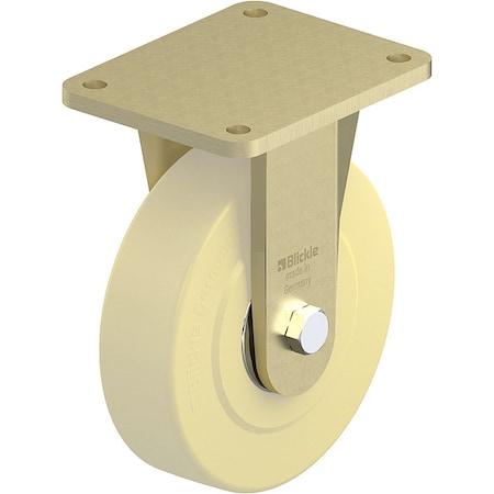 Zoro Select Plate Caster, Rigid, 10 1/16"H BS-GSPO 200K-35