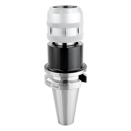 Lyndex-Nikken Mill Chuck Holder, Nose2.047in, Prj 4.13in BT40-C3/4-105