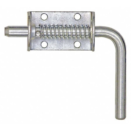 Buyers Products Spring Latch Assembly, Silver, Steel, Zinc B2575