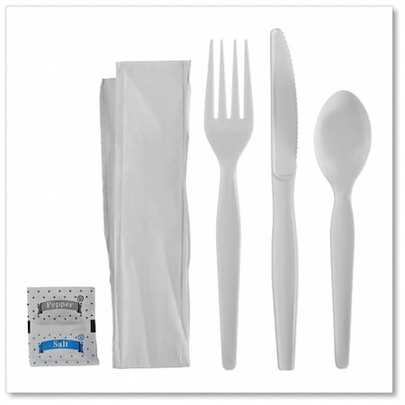 Zoro Select Disp Cutlery Set, WH, Heavy Weight, PK250 BWKFKTNSHWPSWH