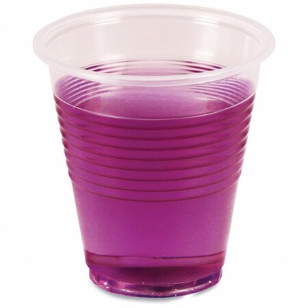 Zoro Select Translucent Plastic Cold Cups, 3 oz, PK125 BWKTRANSCUP3PK