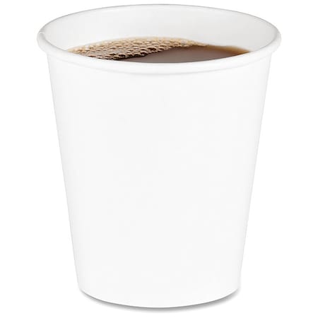 Zoro Select Paper Hot Cups, 10 oz, White, PK1000 BWKWHT10HCUP
