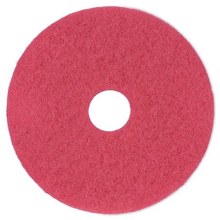 Premiere Pads Buffing Floor Pads, 17", Red, PK5 PAD 4017 RED