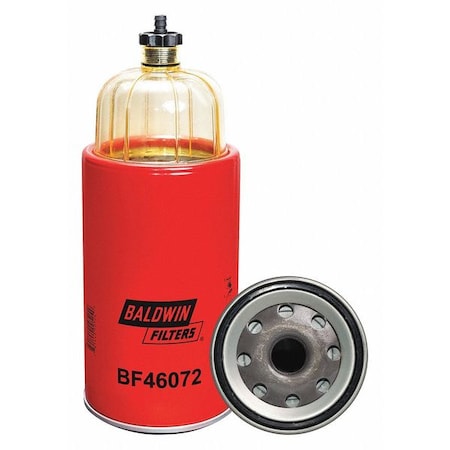 Baldwin Filters Fuel Filter, Element Only, 11" H x 11" L BF46072