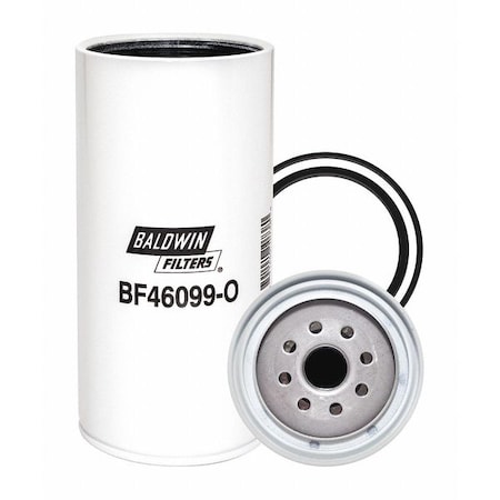 Baldwin Filters Fuel Filter, 8-19/32" H x 8-19/32" L BF46099-O