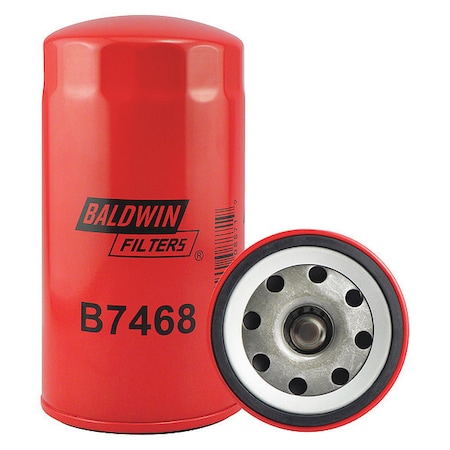Baldwin Filters Lube Filter, Spin-On, 1-1/8"-16 Thread B7468