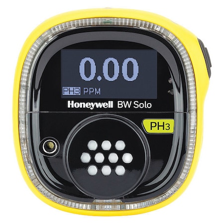 Honeywell Single-Gas Detector, Audible, Vibrating, Visual, 1 yr Battery Life BWS1-P-Y