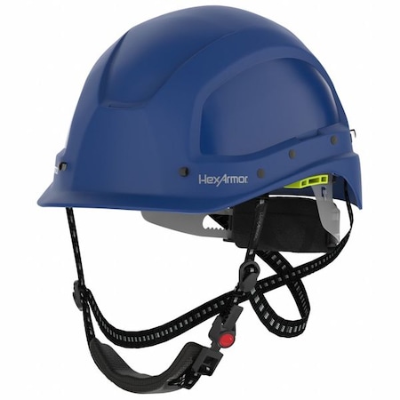 Hexarmor Suspension Helmet, Blue, Ceros, ABS, 4 Point Ratchet, Type 1, Class C, Blue 16-17002