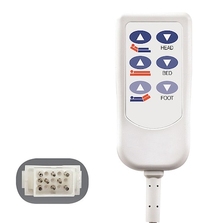 Crest Healthcare HD2 Bed Control, For Hill-Rom BCQ600