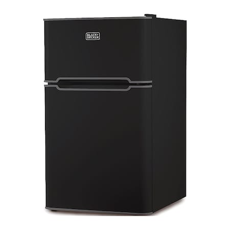 Black & Decker Refrigerator, Black, 32 3/4 in H BCRDK32B