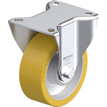 Zoro Select PlateCaster, Rigid, Polyurethane, 4 15/16"H B-ALTH 100K