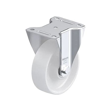 Zoro Select Plate Caster, Rigid, 7 1/2"H B-PO 150K