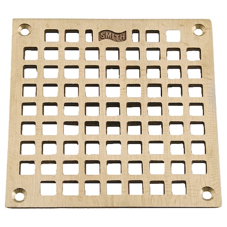 Jay R. Smith Manufacturing w/Screws Grate, Bronze, 5 9/16 in B06PBG