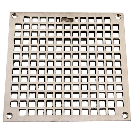 Jay R. Smith Manufacturing w/Screws Grate, Nickel Bronze, Screw, 7 7/16 in B08NBG